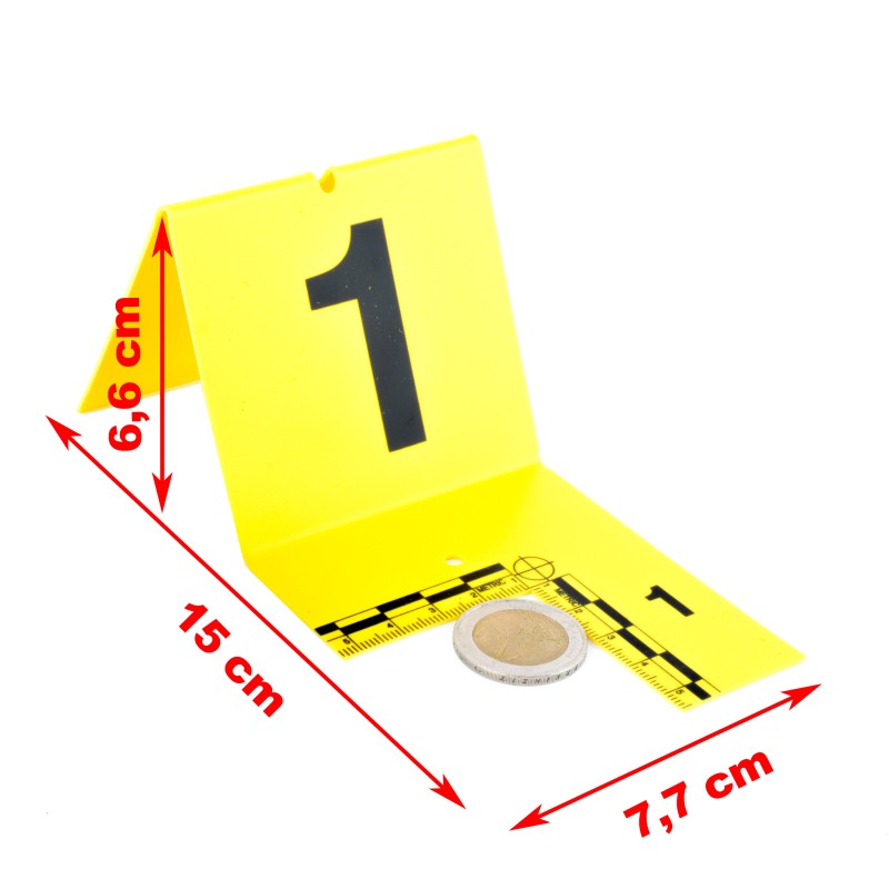 Evi-Paq® Cut-Out ID Tents w. cut-out metric
