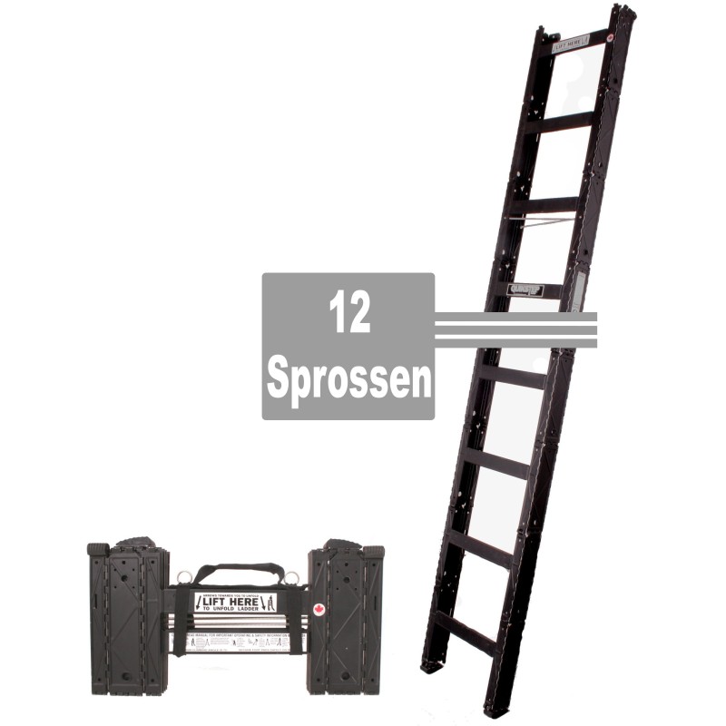 PORTAL LADDER(TM) "Standard"-Ladder, 12 foot