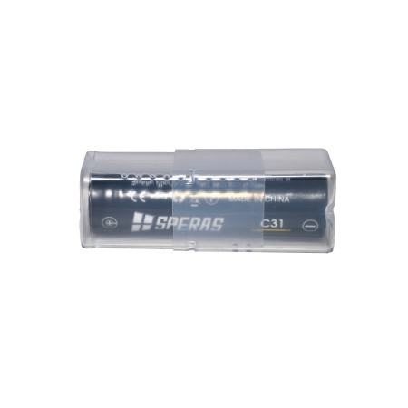Flexible storage box for 1x battery 21700, 20700, 18650, 18500
 Additional information-transparent