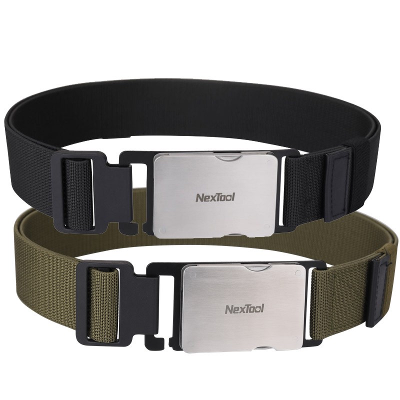 NexTool® belt with multifunction tool in the belt buckle - 10 functions
