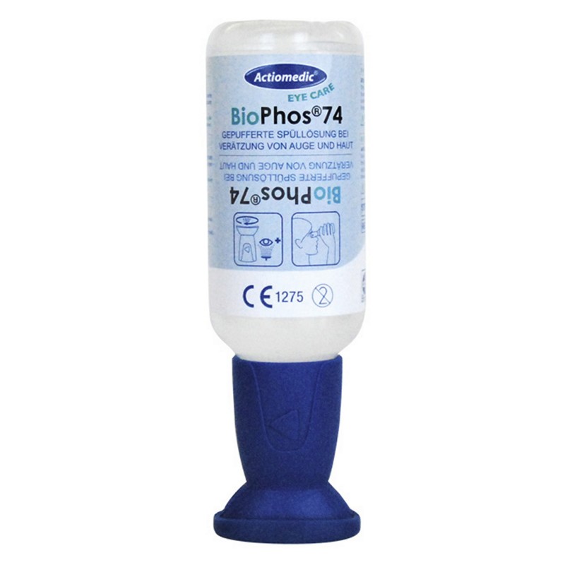Actiomedic® Augenspülflasche mit Spüllösung BioPhos®74 (Inhalt: 250ml)