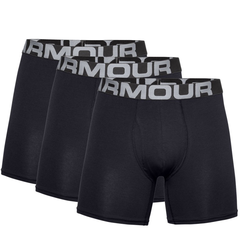 Under Armour® Boxershort Charged Cotton®, mit Eingriff, 6 Inch, fitted, 3er Pack