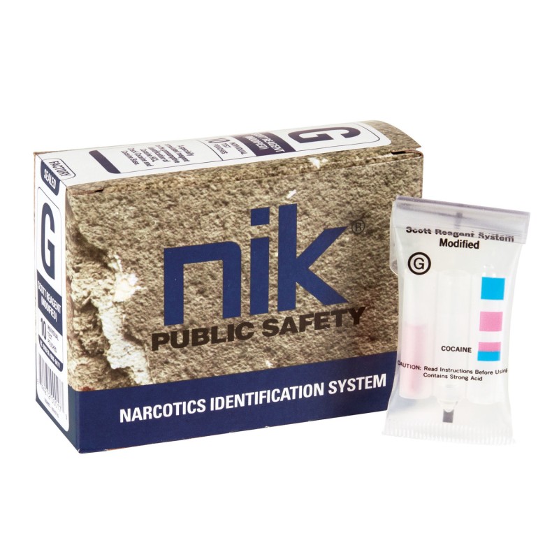 NIK® Drogen-Substanztest Test G "Modified Scott " , 10er Box