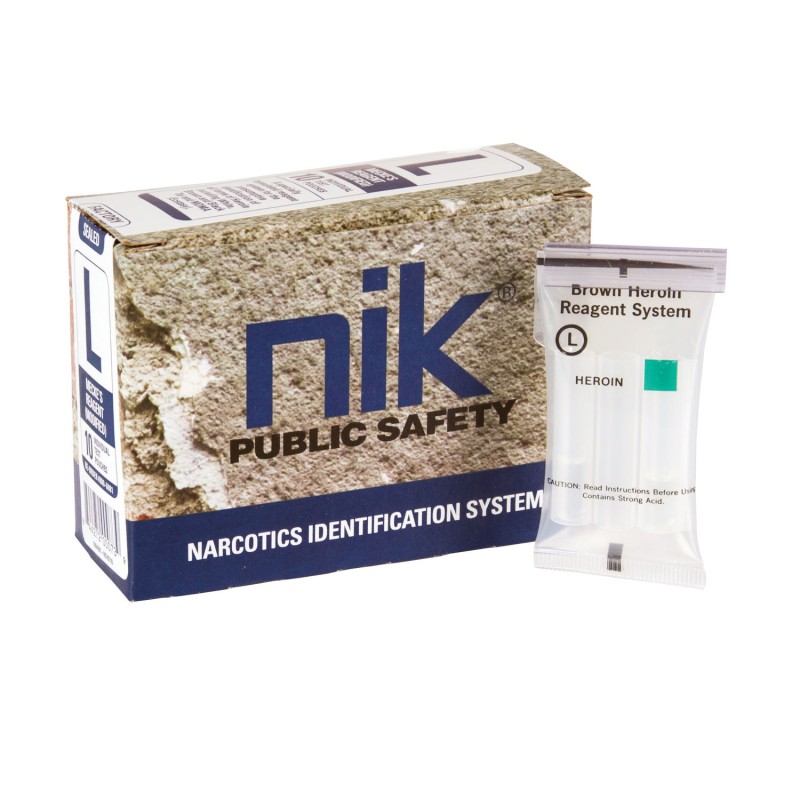 NIK® Drogen-Substanztest Test L "Modified Meckes" , 10er Box