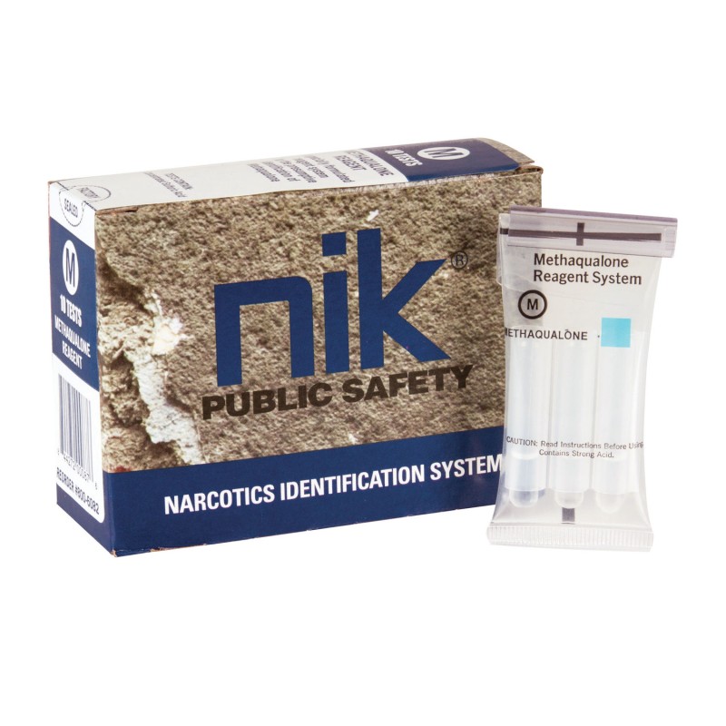 NIK® Drogen-Substanztest Test M "Methaqualone" , 10er Box