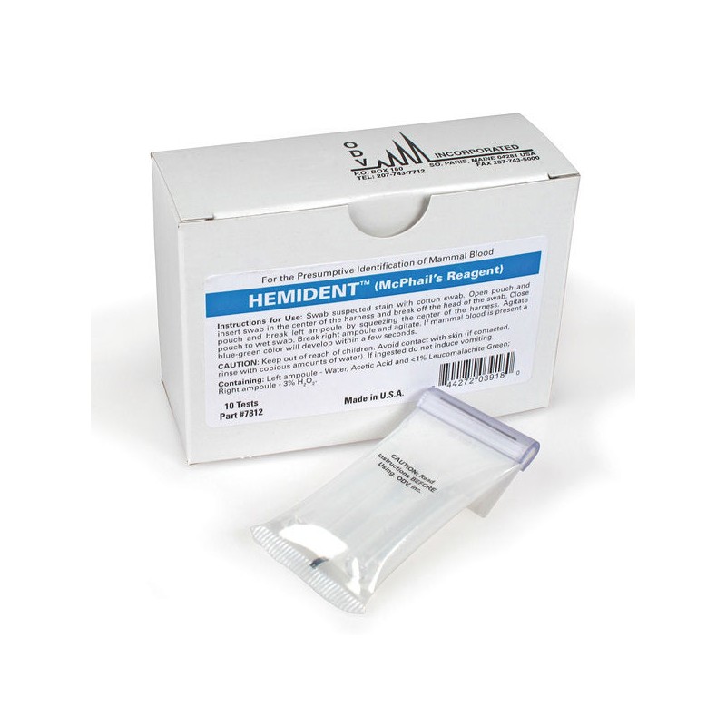 ODV® Blut-Substanztest Hemident (McPhails Reagent), 10er Box