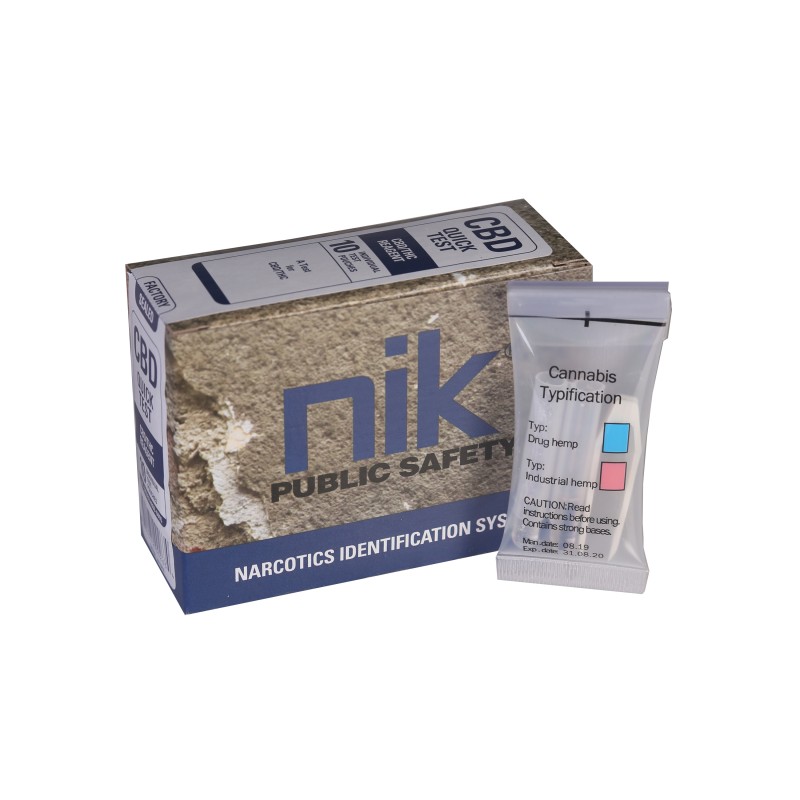 NIK® Drogen-Substanztest Test Y CBD THC, 10er Box