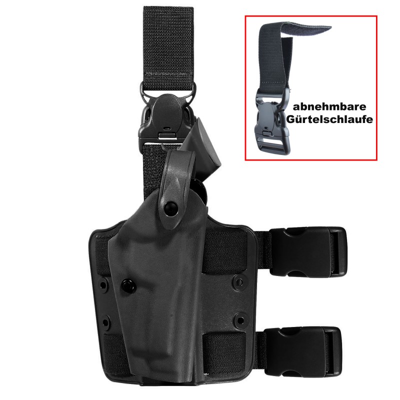 SAFARILAND® 6005VE SLS Tactical Holster detachable w/buckle and hook and loop
