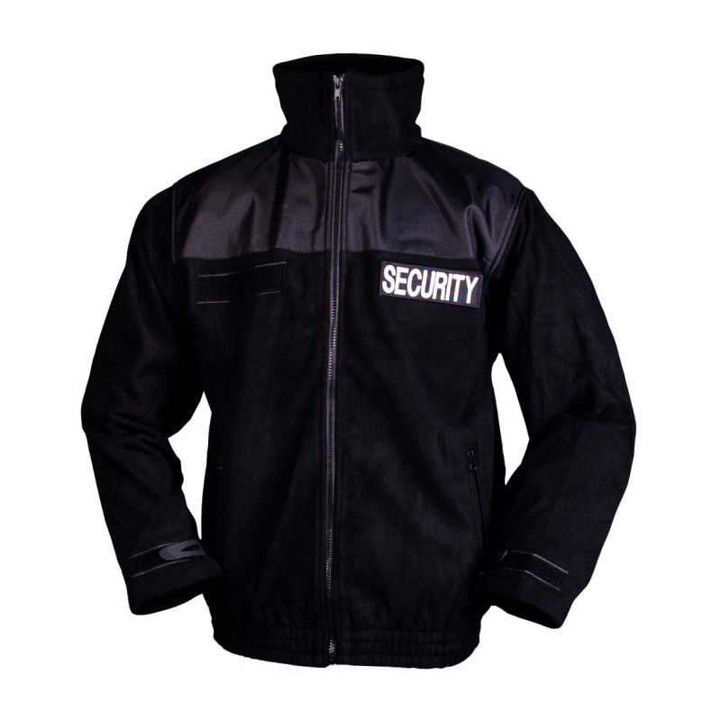MIL-TEC® Fleecejacke Security, schwarz