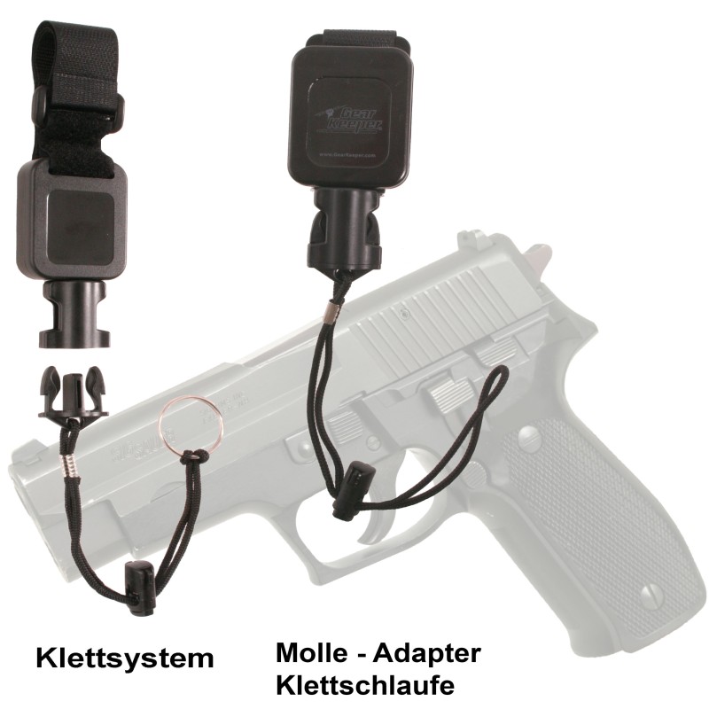 GearKeeper® "RT2" Kurzwaffen, QC-2 großer Schnellverschluss
