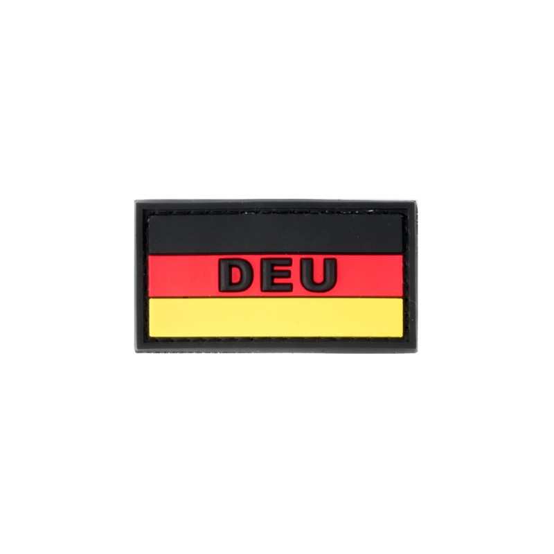 German Flag  Patch DEU- rubberized
