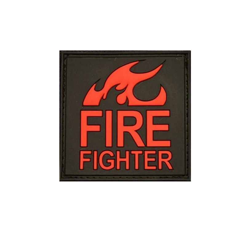 FIRE FIGHTER Patch- rubberized