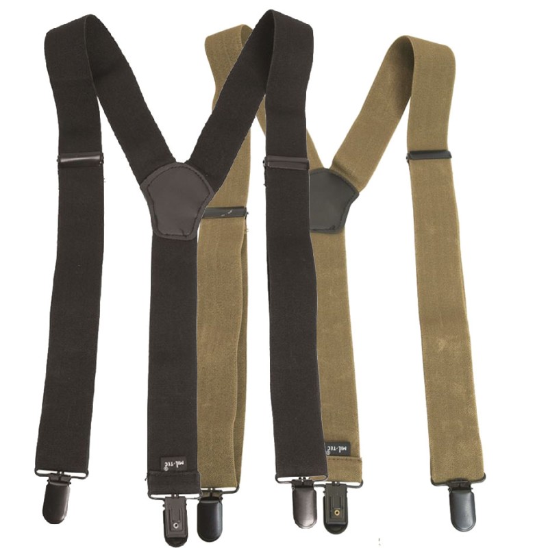 Suspenders with clip