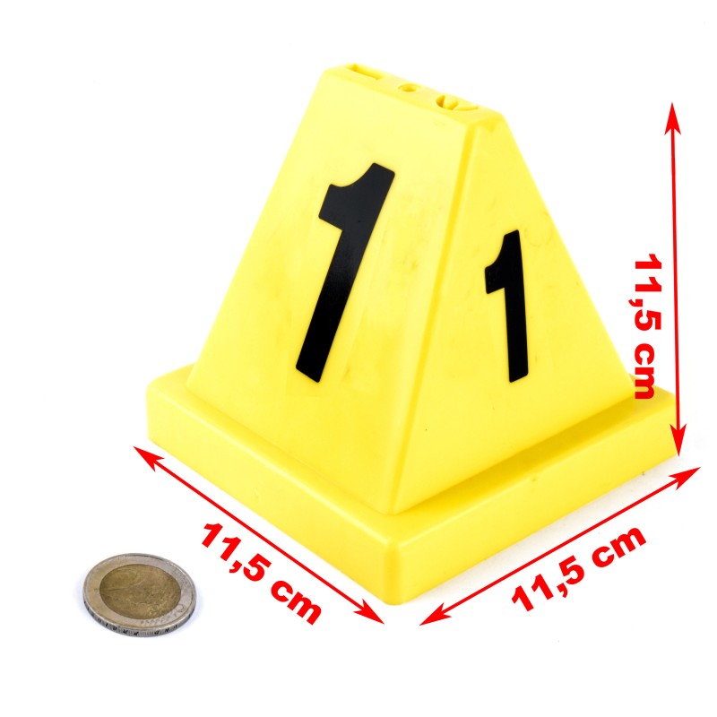 EVI-PAQ® AF Versa-Cones Marker, nummerierte Kegel, 20er Set (11,5 x 11,5 x 11)
