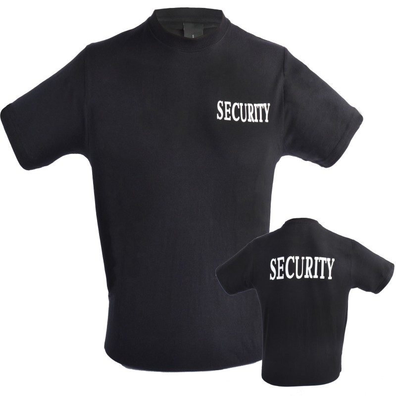 T-Shirt mit Druck "SECURITY"