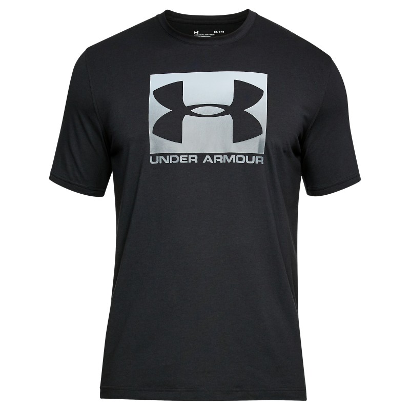 Under Armour® T-Shirt "Boxed Logo" HeatGear®, Charged Cotton®, loose, Größe XS