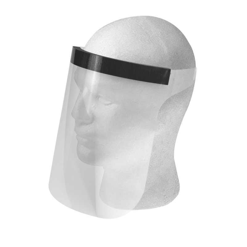 face mask, hard-PVC material, 240 x 230 mm (W x H)