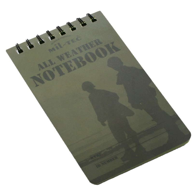 water repellent Notepad large