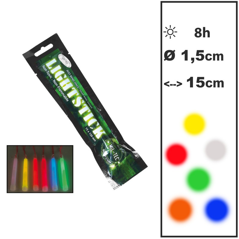 MIL-TEC Light Stick 1,5 x 15 cm