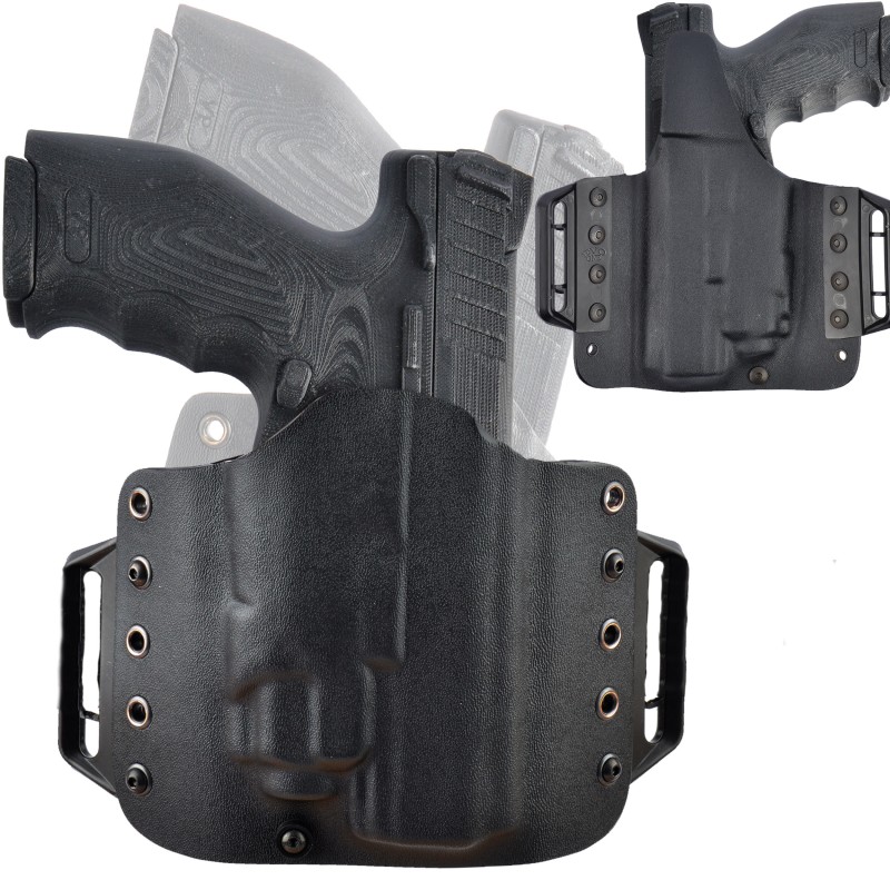 COP® 3PRIW-Light Gürtelholster für Waffen mit RDS/Licht/Laser, lang, Kunststoff