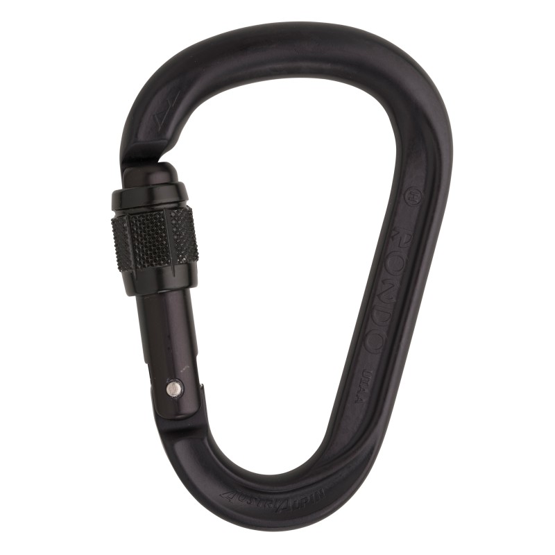 AustriAlpin HMS Rondo screw carabiner with self-cleaning thread