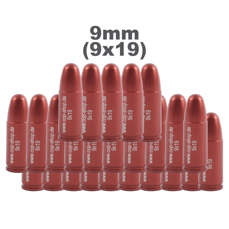 COP® practice/training cartridge for pistols color: red (25 piece)