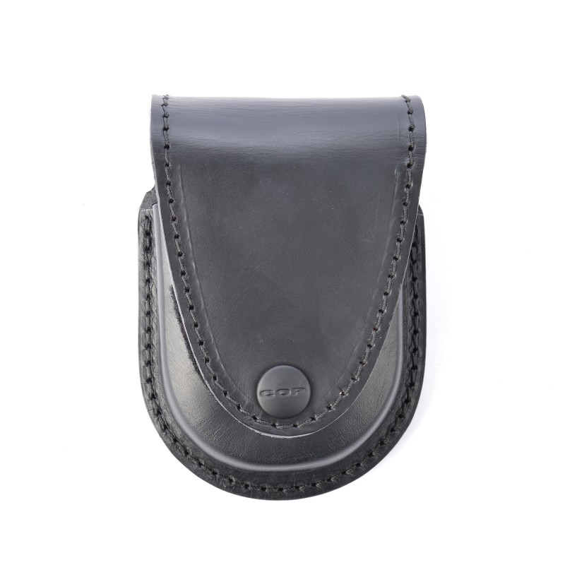 COP® 8408 Size XL, closed handcuff pouch, leather