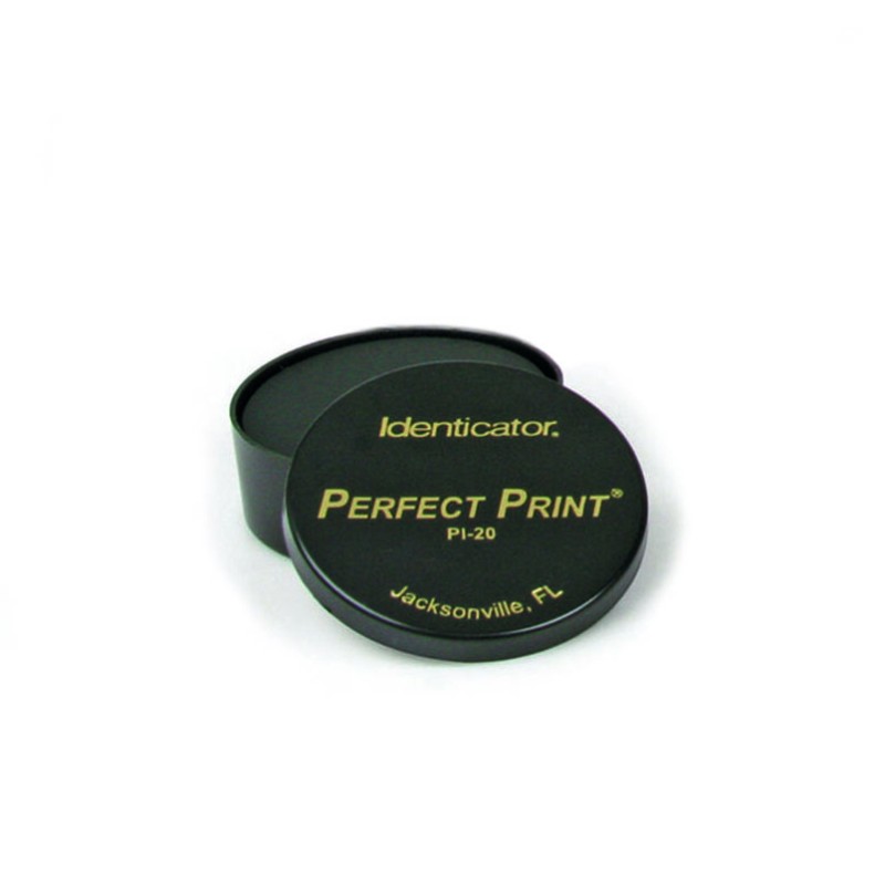 Identicator® Perfect Print® Fingerabdruck-Kissen Ø6,4cm, schwarz