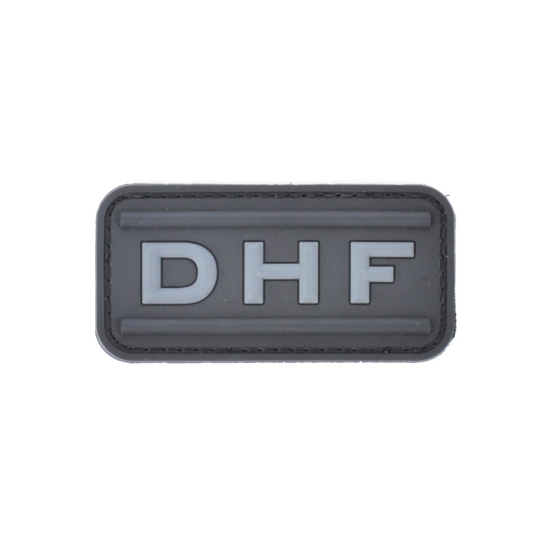 Patch DHF - monochrom - rubberized