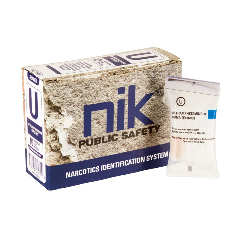 NIK® Drogen-Substanztest Test U "Methamphetamin" , 10er Box