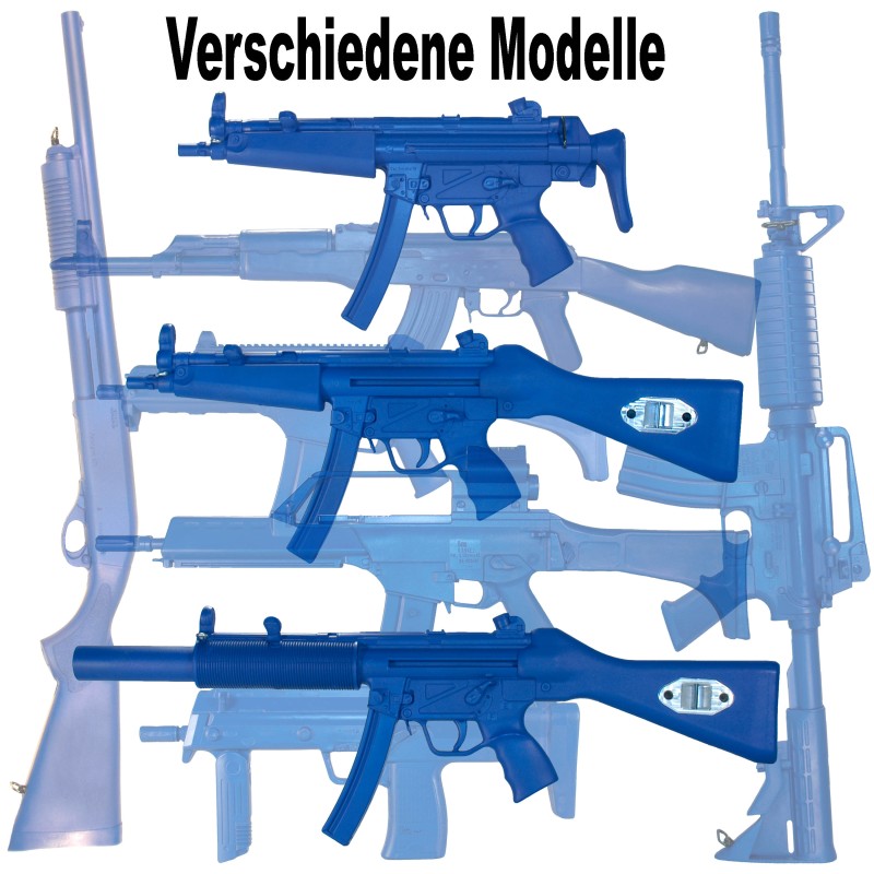 RINGS Blue Guns Trainingswaffe Langwaffe/MP, Farbe: blau