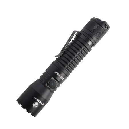 COP®/Speras - EST MAX - taktische Taschenlampe inkl. Akku
 Zusatzinfo-schwarz