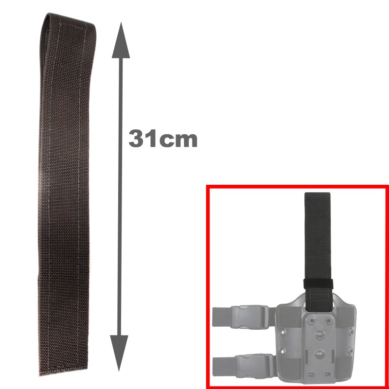 COP® 9296-31 vertikale Textilschlaufe für Oberschenkelholster, 31 cm