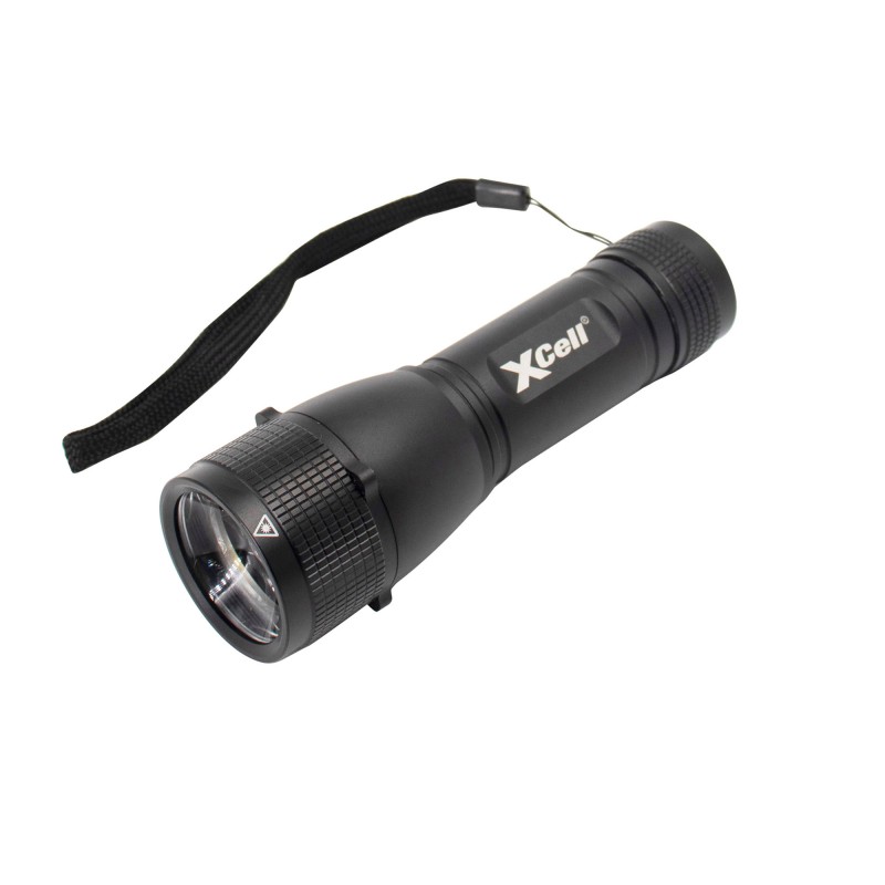 XCell LED - Taschenlampe L500 inkl. Holster und AAA Batterien