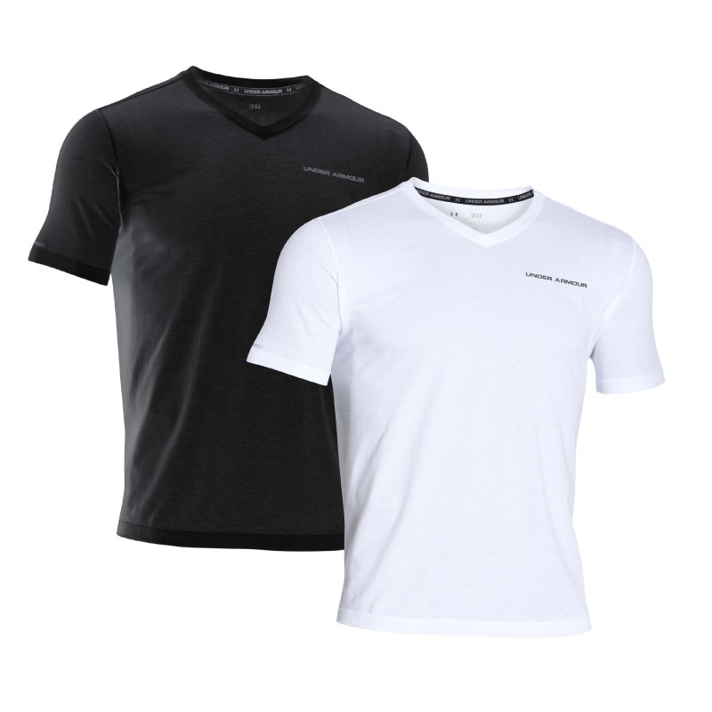 Under Armour® T-Shirt V-Neck Charged Cotton® HeatGear® loose